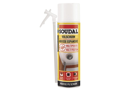 [101344] SOUDAL PU-SCHUIM MULTI-POSITIE 500ml