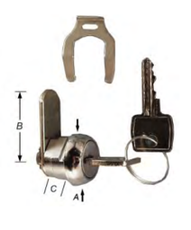 [S-6760] CILINDER VOOR BRIEVENBUS OF METALEN KAST