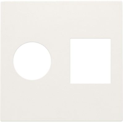 [NI10165702] NIKO Afwerkingsset voor coax- en netwerkaansluiting RJ45, white 101-65702