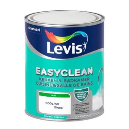 [5574447] LEVIS EASYCLEAN KEUKEN & BADKAMER WIT 1L