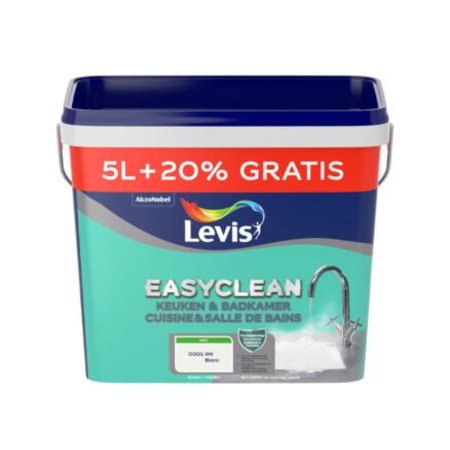 [5575922] LEVIS EASYCLEAN KEUKEN & BADKAMER WIT 5+1L