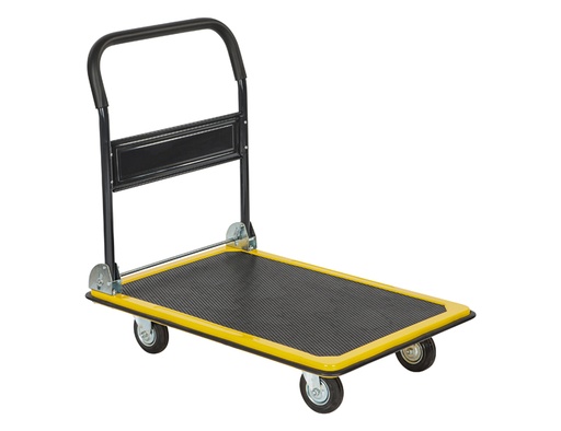 [TP231] PLATEAUWAGEN IN STAAL DONKERGRIJS 300KG
