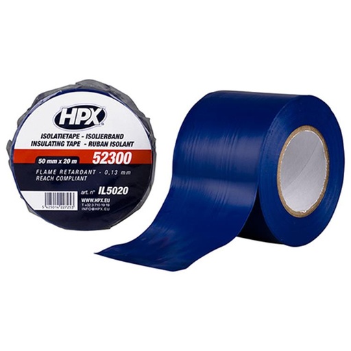 [HPXIL5020] HPX PVC ISOLATIETAPE BLAUW 50mm/20M