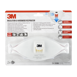 [1061813] 3M VOUWMASKER 9332+FFP3 2ST