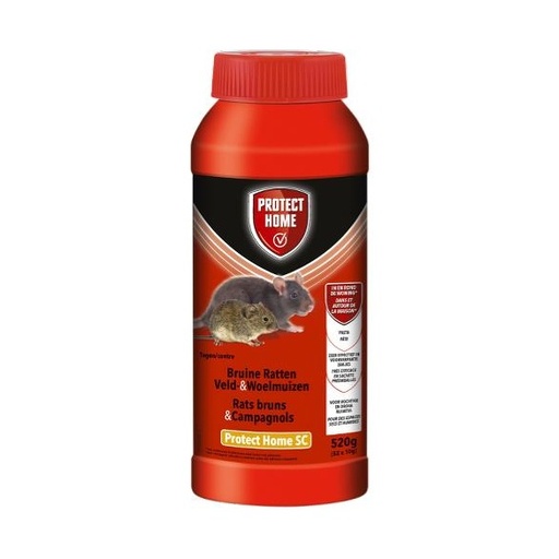 [57347] Protect Home SC tegen Bruine Ratten, Veld- en Woelmuizen 520 g