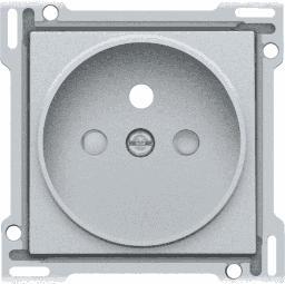 [NI12166101] NIKO Plaatje Stopcontact inbouwdiepte 21mm sterling 121-66101