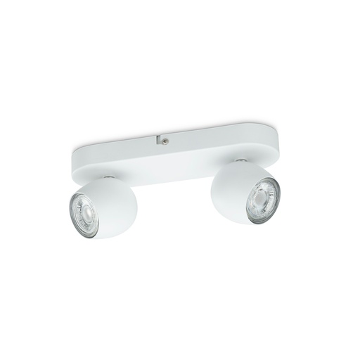 [367201107] Prolight LED Spot Bola 2X3W Wit