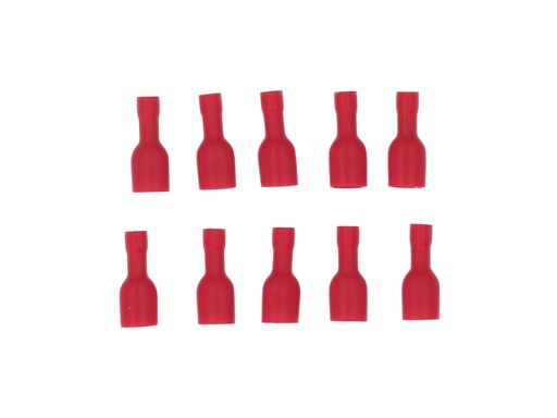[1624011] Carpoint Vlakstekkerhuls 1541 Rood 6.3X0.8MM 10 Stuks