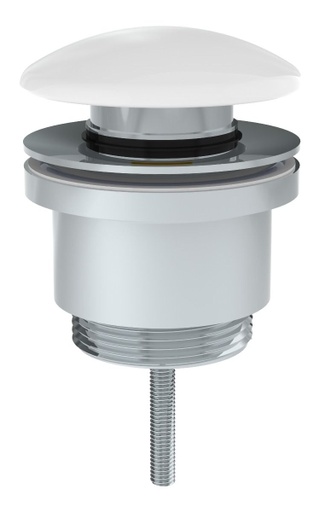 [826130] Allibert Klik-Klak afvoerplug - Wit Glanzend