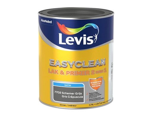 [5575938] LEVIS EASYCLEAN LAK & PRIMER 0,75l Schemer grijs
