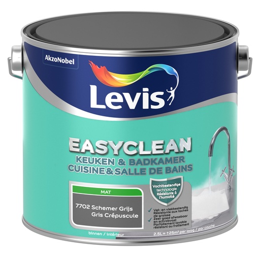 [5575925] LEVIS EASYCLEAN KEUKEN & BADKAMER 2,5L schemer grijs