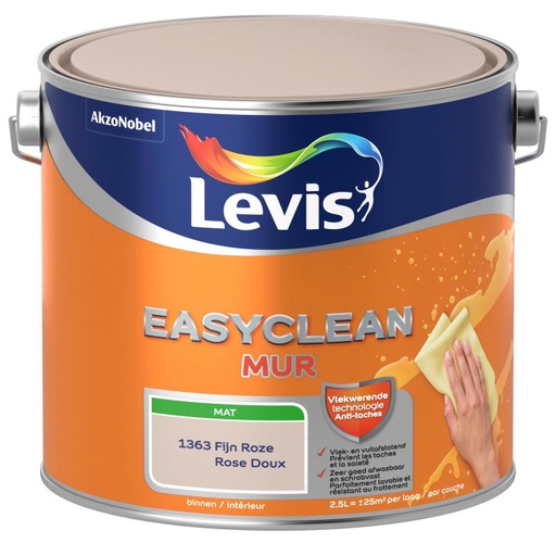 [5575965] LEVIS EASYCLEAN MUR MAT fijn roze 2,5L