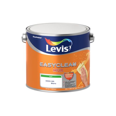 [5575945] LEVIS EASYCLEAN MUR MAT wit 2,5L
