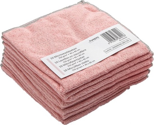 [1000009] HY@PRO MICROVEZEL WARP DOEK 10ST 40X40CM 250G/M² ROOS