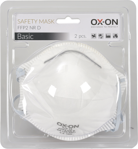 [431.002.000.000] OX-ON STOFMASKER FFP-2 2ST