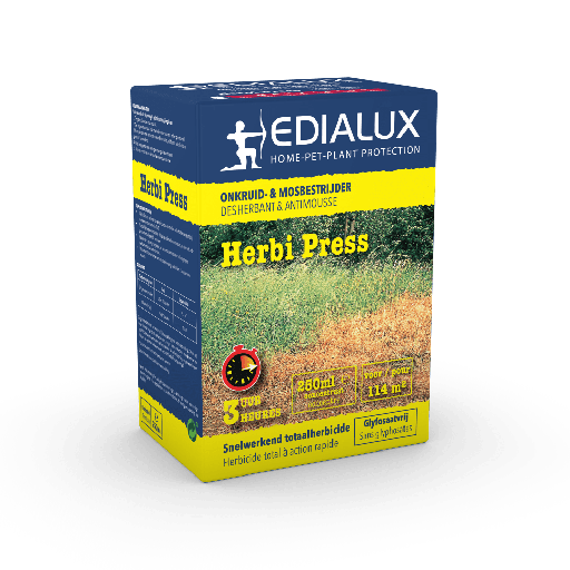 [HERTH02] Edialux Herbi Press Onkruid- & Mosbestrijder 250ml