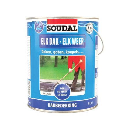 [101520] SOUDAL ELK DAK - ELK WEER GRIJS 4L