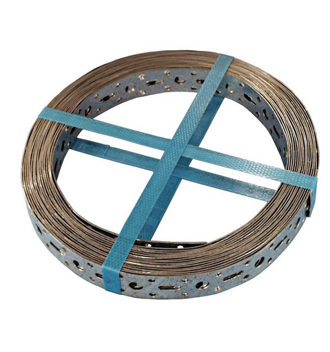 [1-8300-12-10-1] Bandijzer Geperforeerd - 12mmx10m