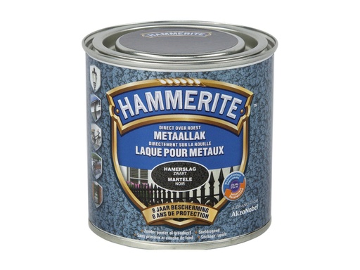 HAMMERITE METAALVERF HAMERSLAG ZWART 250ml