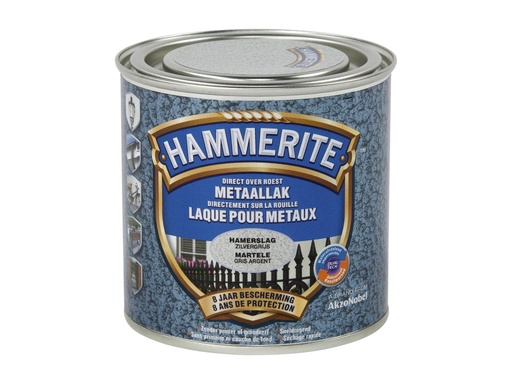 HAMMERITE METAALVERF HAMERSLAG ZILVERGRIJS 250ml