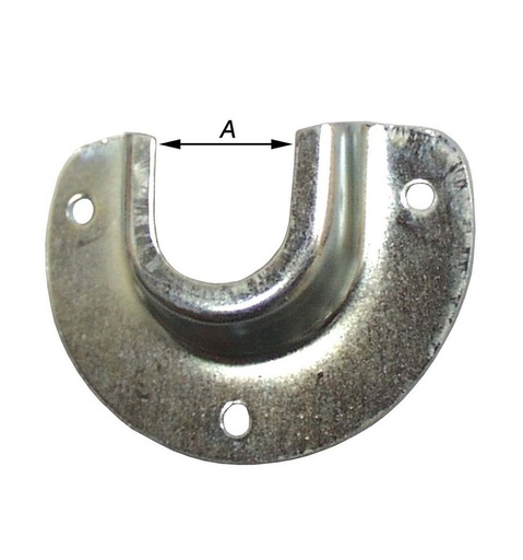 [S-0594] Buisdragers Verzinkt Ø21mm