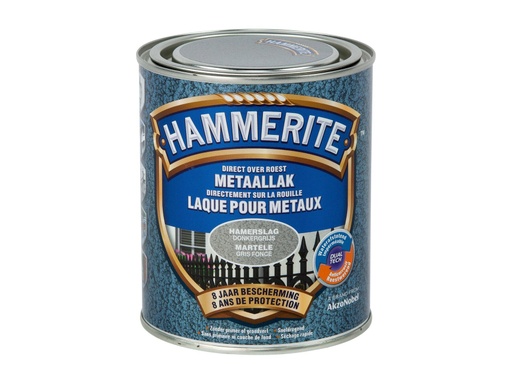 HAMMERITE METAALVERF HAMERSLAG DONKERGRIJS 750ml