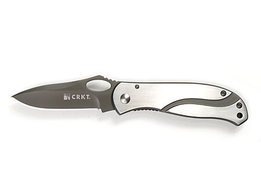 [51CK6480-17cm] Zakmes lock CRKT Pazoda RVS/grijs