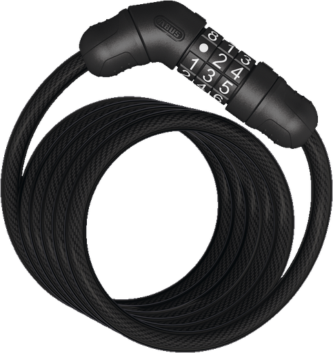 [045200199] ABUS FIETSSLOT MET CODE BLACK 4508C/150/8