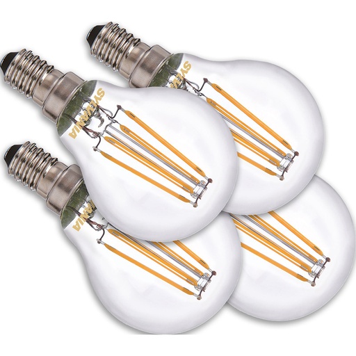 [29553] Sylvania ToLEDo Retro Ball E14 4,5W 470LM Warm White Helder 4-PACK