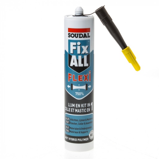 [105031] SOUDAL FIX ALL FLEXI ZWART 290ML