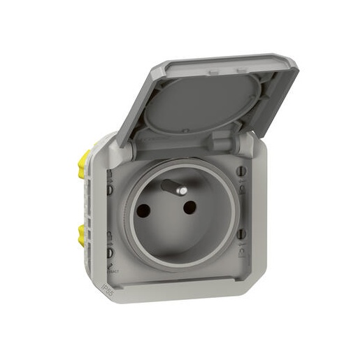 [0038 69551L] Legrand Plexo Stopcontact 2P+Aarding IP55