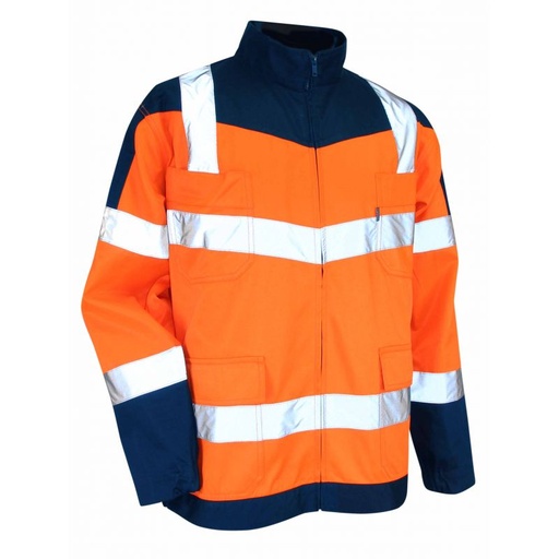[2115-6-BLEU-OF] LMA VEILIGHEIDSJAS URGENCE FLUO 6
