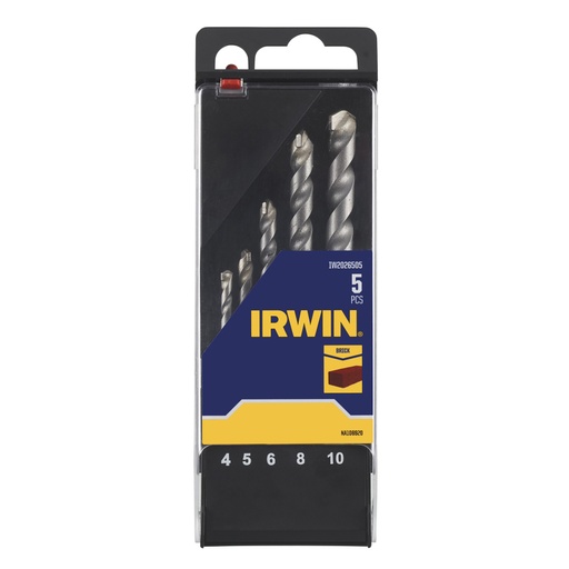 [IW2026505] IRWIN Steenboren HEX Set 5PCS Ø 4/5/6/8/10mm