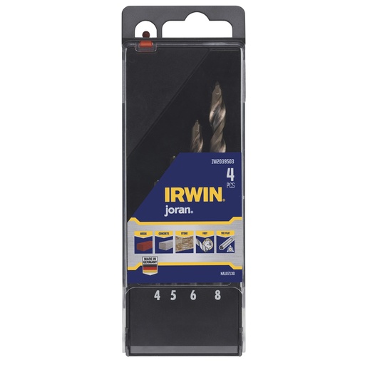 [IW2039503] IRWIN Betonboren Set 4PCS Ø4/5/6/8mm