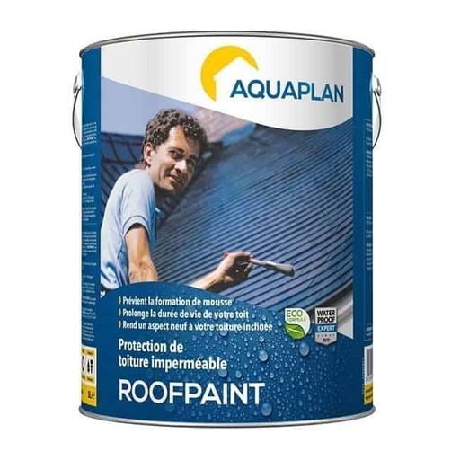 [02797505] AQUAPLAN Roofpaint anthraciet 5 L