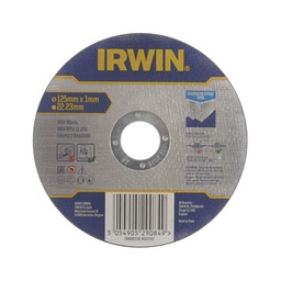 [IW8082138] IRWIN Pro Performance Doorslijpschijf RVS Ø125mm x 1mm
