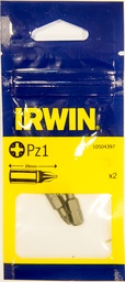 [10504397] IRWIN Bits Pz1 - 25mm - 2 PCS