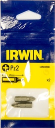 [10504398] IRWIN Bits Pz2 - 25mm - 2 PCS
