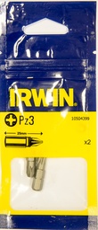 [10504399] IRWIN Bits Pz3 - 25mm - 2 PCS