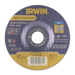 [IW8082118] IRWIN Doorslijpschijf metaal Ø125mm x 3mm
