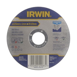 [IW8082137] IRWIN Pro Performance Doorslijpschijf RVS Ø115mm x 1mm