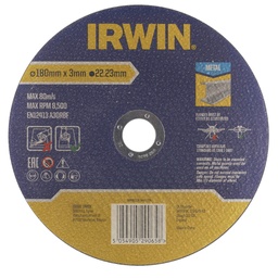 [IW8082119] IRWIN Doorslijpschijf metaal Ø180mm x 3mm