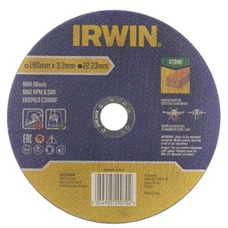 [IW8082124] IRWIN Doorslijpschijf steen Ø180mm x 3mm