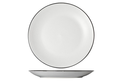 [3050100] Speckle White Plat Bord Ø27cm