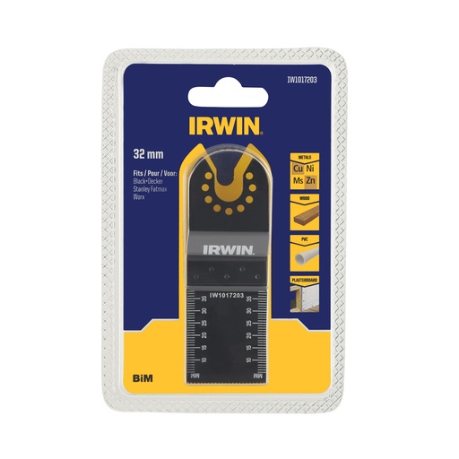 [IW1017203] IRWIN Invalzaagblad metaal en hout voor multitool