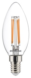 [29376] Sylvania ToLEDo Retro Candle E14 6W 806Lm Warm White Helder