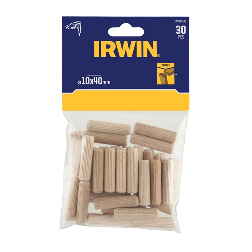 [IW9094105] IRWIN Houten Deuvels Ø10X40 mm 30st