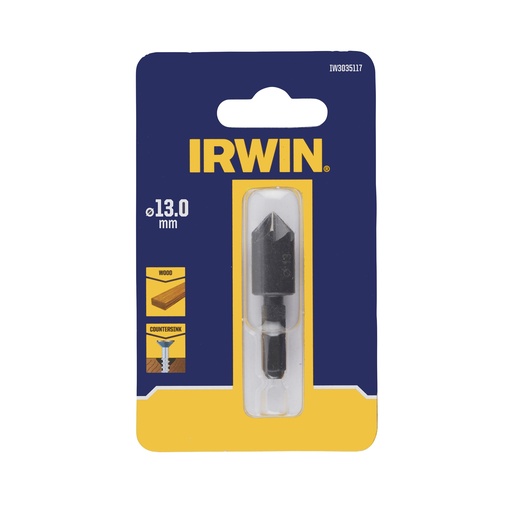 [IW3035117] IRWIN Verzinkboor voor hout HEX Ø13,0mm