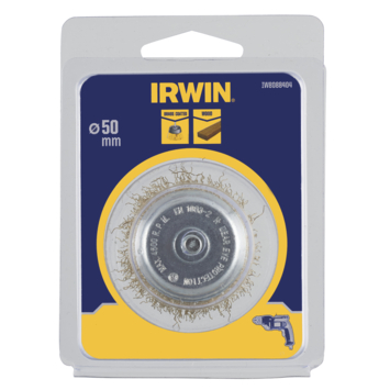 [IW8088404] IRWIN Komstaaldraadborstel voor Hout Ø50 mm