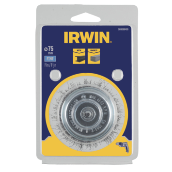 [IW8088409] IRWIN Komstaaldraadborstel voor Metaal Ø75mm